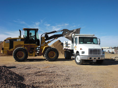 Bob Tail Dump Truck